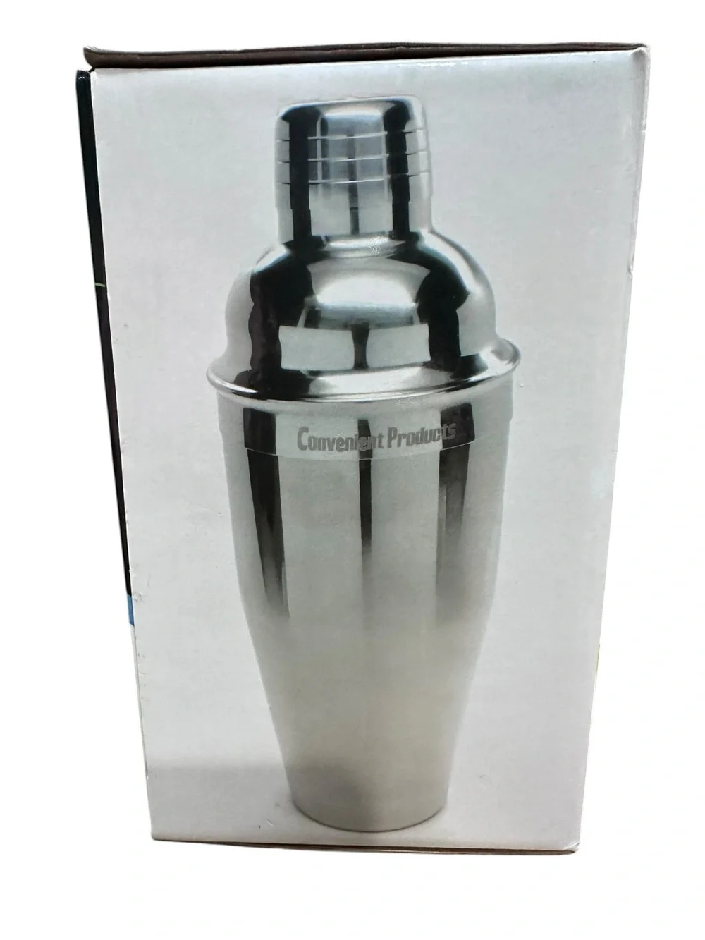 Convenient Products Stainless Steel Cocktail Shaker Set Bar Kit 24 oz‎ New